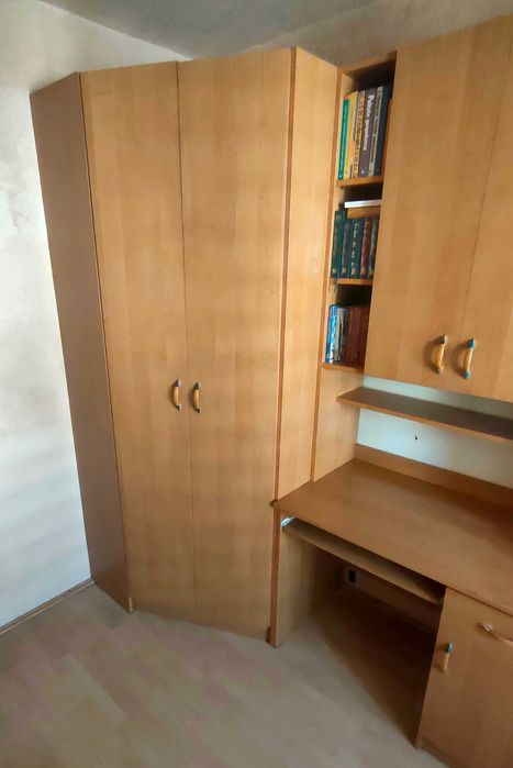 Meble do Pokoju Klasyczna Meblościanka z biurkiem Szafa Narożna 320cm