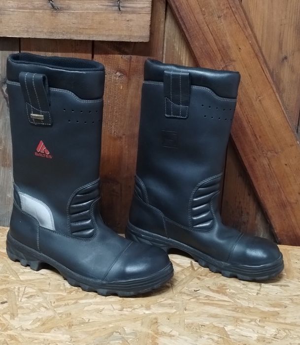 Buty Skórzane Wysokie Na Ryby Strażackie Balte Myśliwskie s