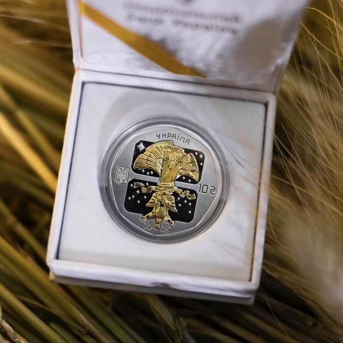 Монета Дух Різдва 10 гривень срібло
