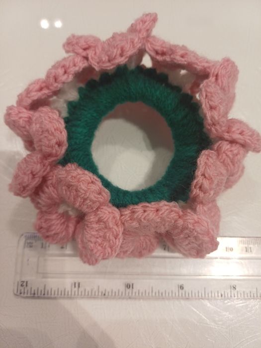 Scrunchie kwiaty