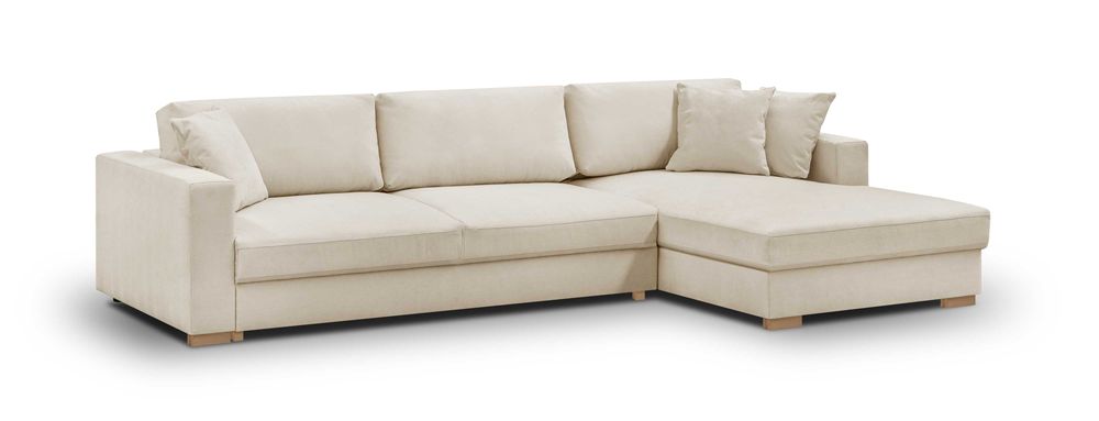 NOWA dostępna od ręki sofa NAROŻNA beżowa plamoodporna WYPRZEDAŻ MAG !