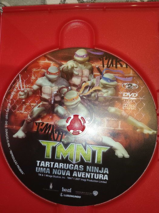 Dvd TMNT Tartarugas Ninja