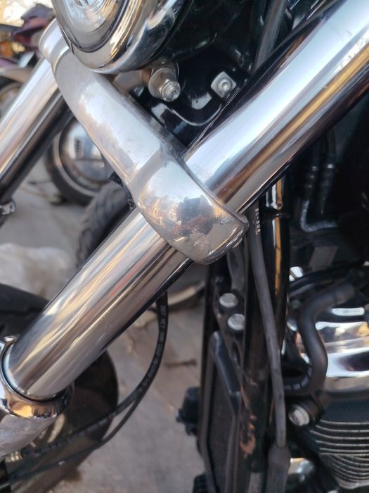 Harley FXLR Low Rider - przedni widelec zawieszenie lagi+półki+ oska
