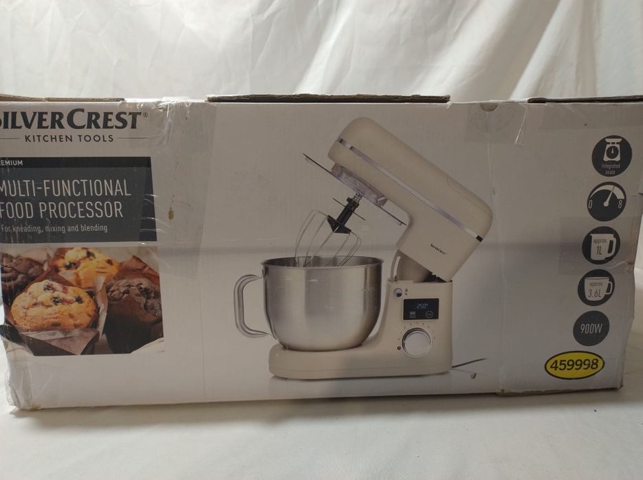 Planetarny robot kuchenny z wbudowaną wagą i blenderem 900W  SilverCre