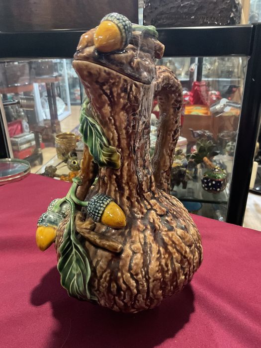 Jug palissy Caldas como nova alt,24 cm