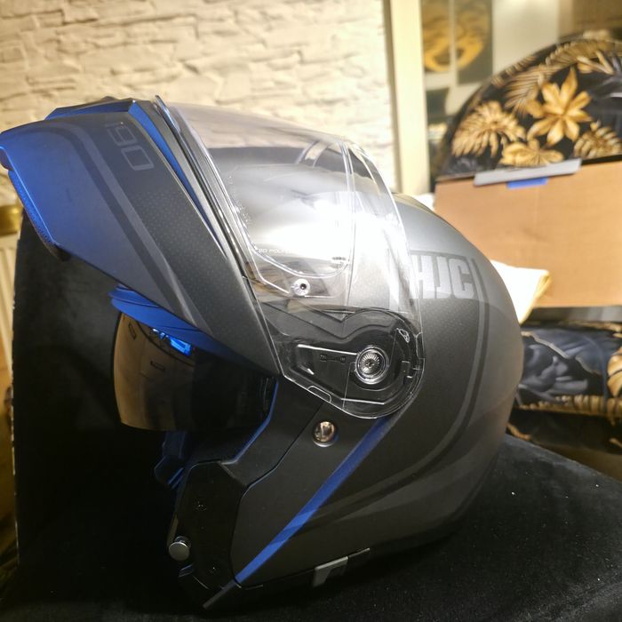 Kask HJC i90 szczękowy, rozm. [S 55-56], stan jak nowy, Pinlock