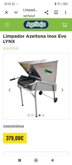 Máquina de Limpar azeitona