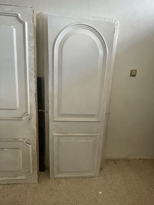 Paineis de portas de aluminio branco