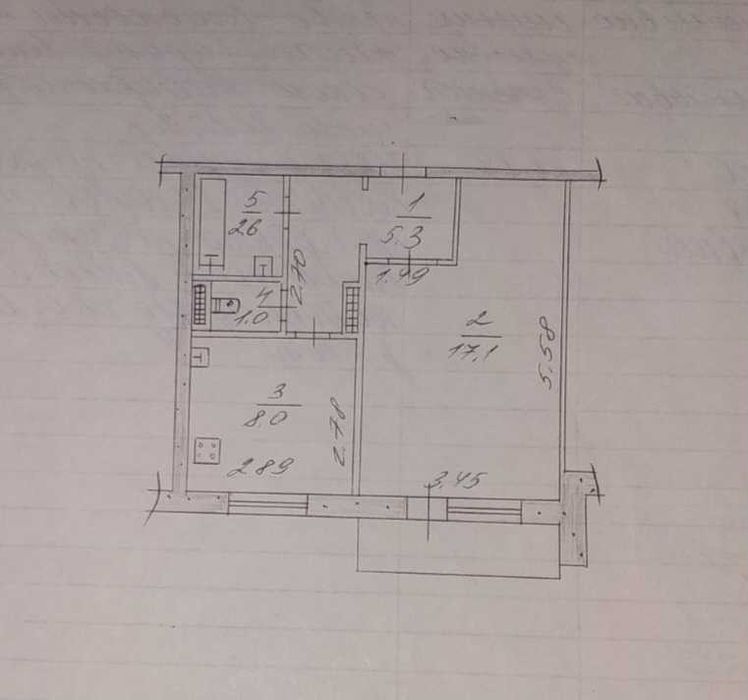 Продам однокомнатную квартиру на Бородинском