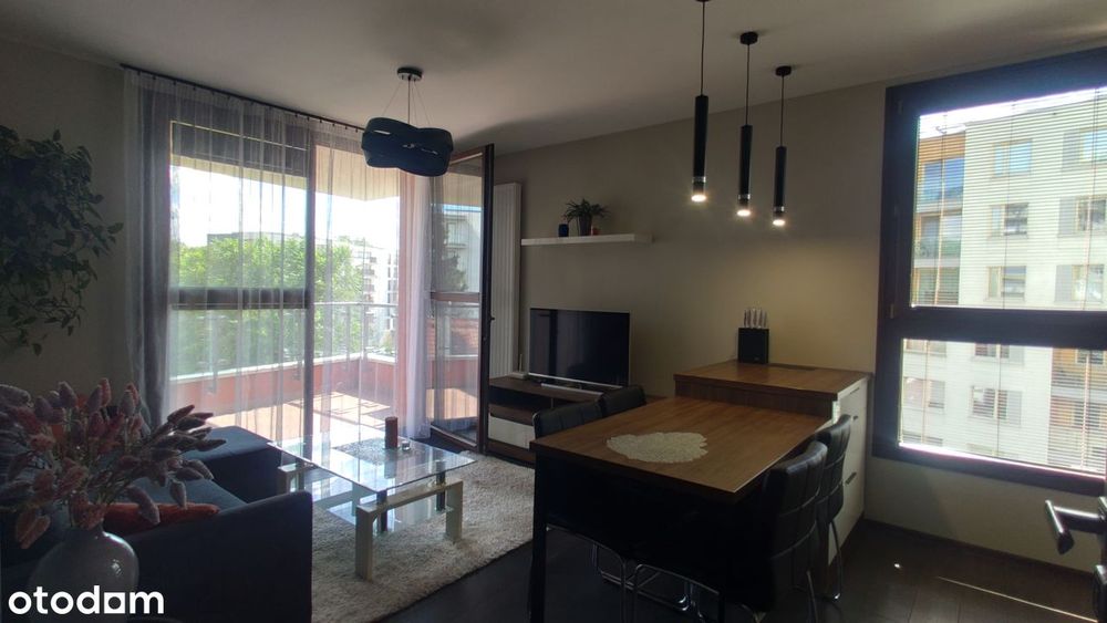 OBNIŻKA! 2 pokoje+balkon|43 m2|parking|Dąbie/Bajeczna|widok na Wisłę