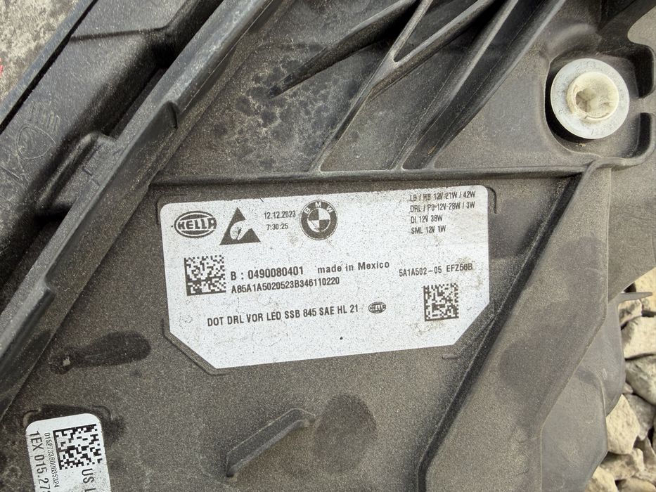 Фара права BMW 3 G20 LCI USA
