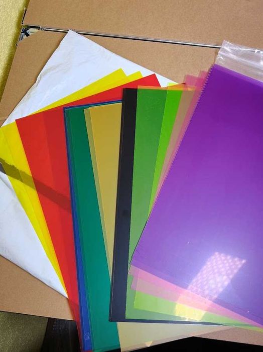 Kit 18 Filtros Gel Cor Neewer 30x22cm para Estúdio e Vídeo – Novo