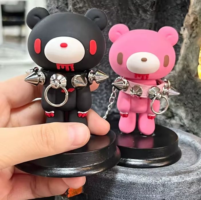 Фигурки Глуми Gloomy bear черный розовый медведь Глумі