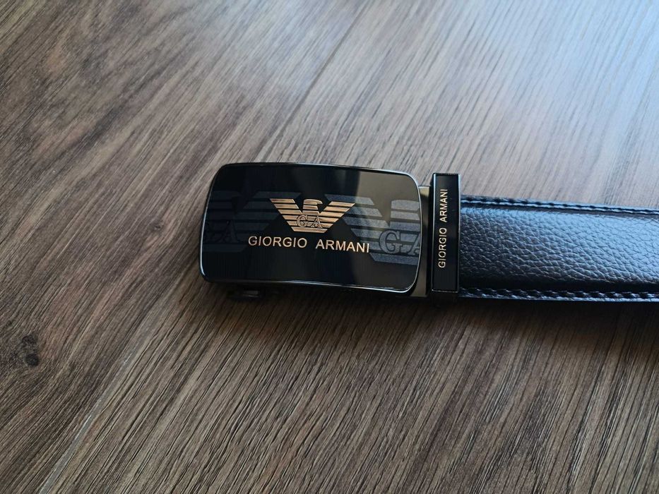 Pasek skórzany męski Giorgio Armani
