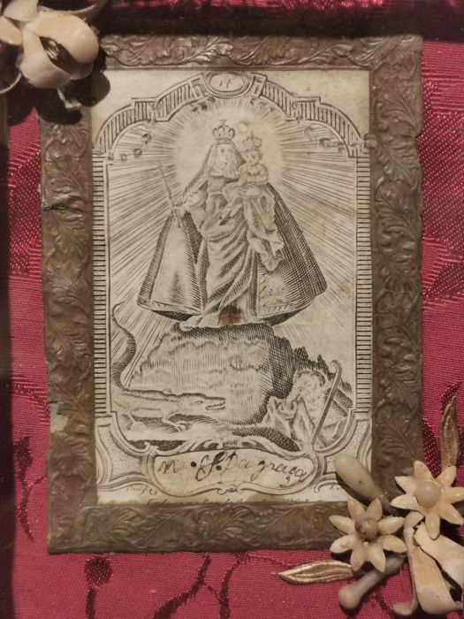 Registo religioso alusivo a Nossa Senhora da Graça