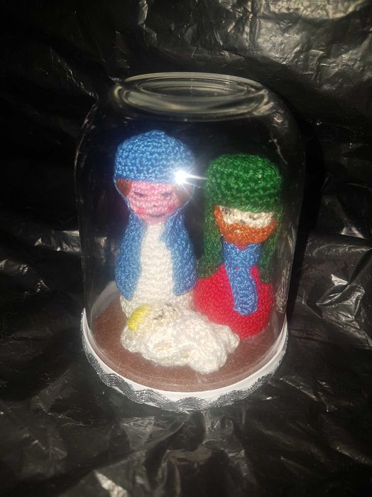 Artesanato Presépio de Natal 3 Figuras