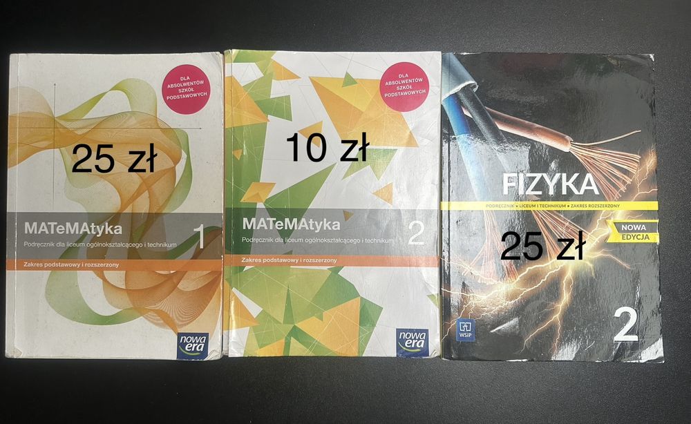 Podreczniki do liceum i technikum