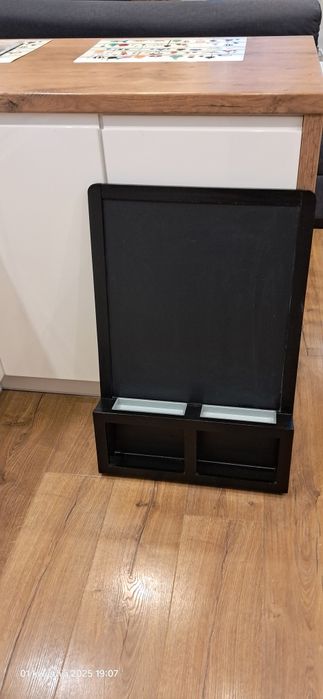 Tablica Luns kredowa/magnetyczna Ikea czarna