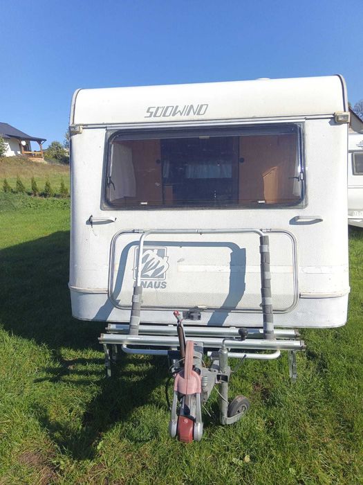 przyczepa kempingowa kanus 4 - 5 osobowa, przedsionek, DMC 1200kg