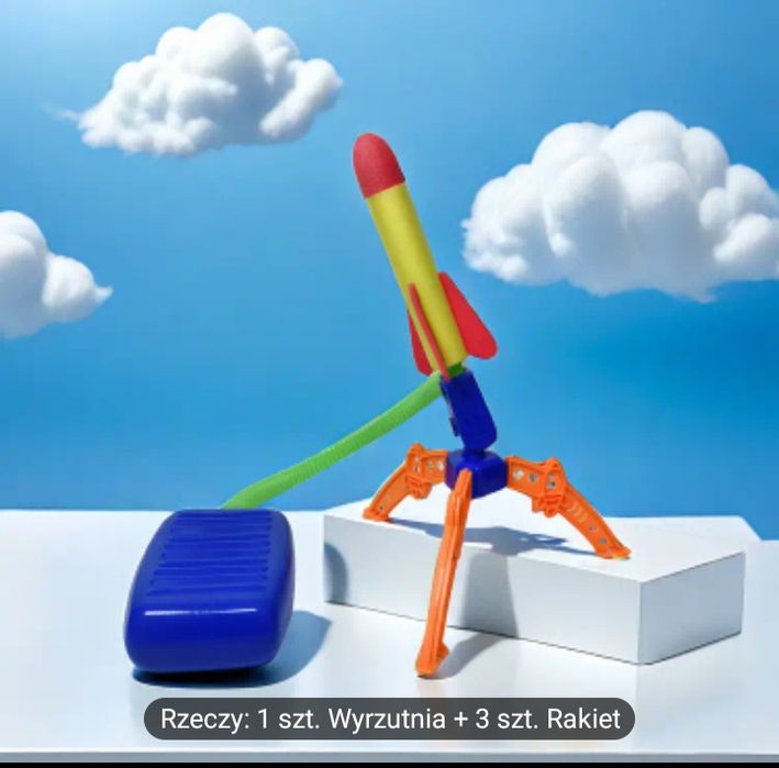 Zabawka latająca rakieta samolot dla chłopca chłopców