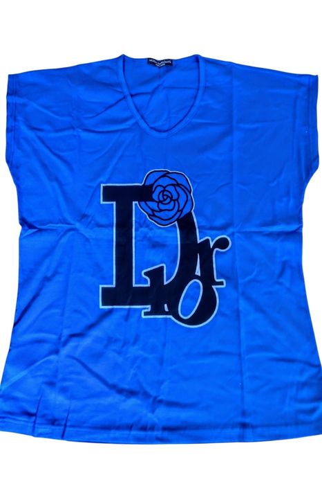 Kobaltowy t-shirt uniwersalny