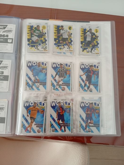 Cartas de coleção futebol