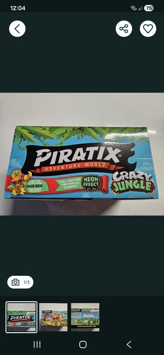 Figurki Piratix  CRAZY JUNGLE