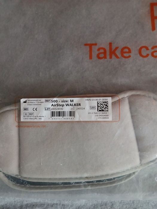 Ортез AirStrp Walker гомілковостопний, гіпс, фіксатор, ортопедичне