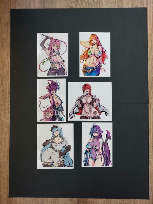 Аніме стікери по Вбивця Акаме / Людина бензопила / Клинок / Ван піс /