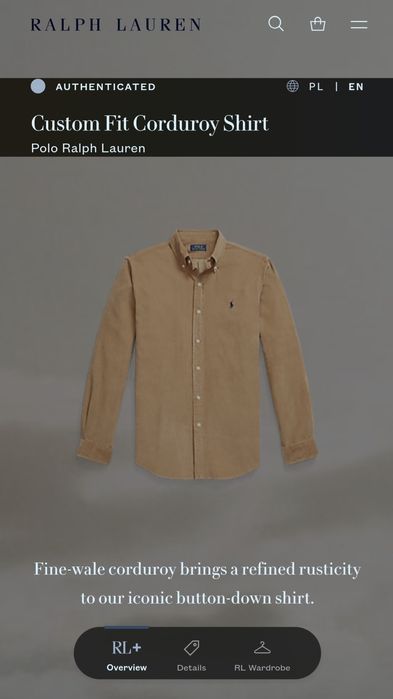 Koszula Męska Ralph Lauren L