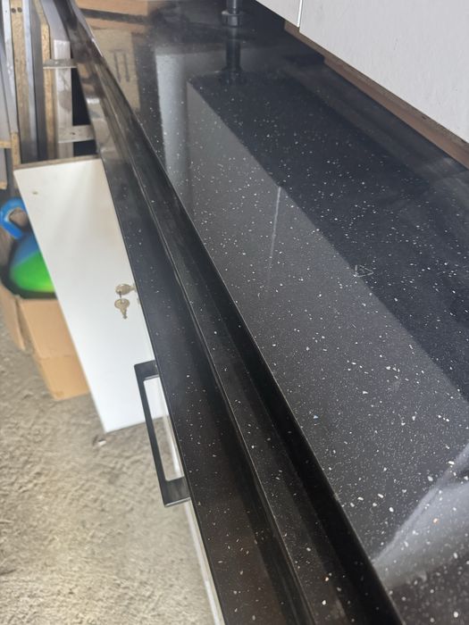 Blaty meblowe czarne 3 sztuki