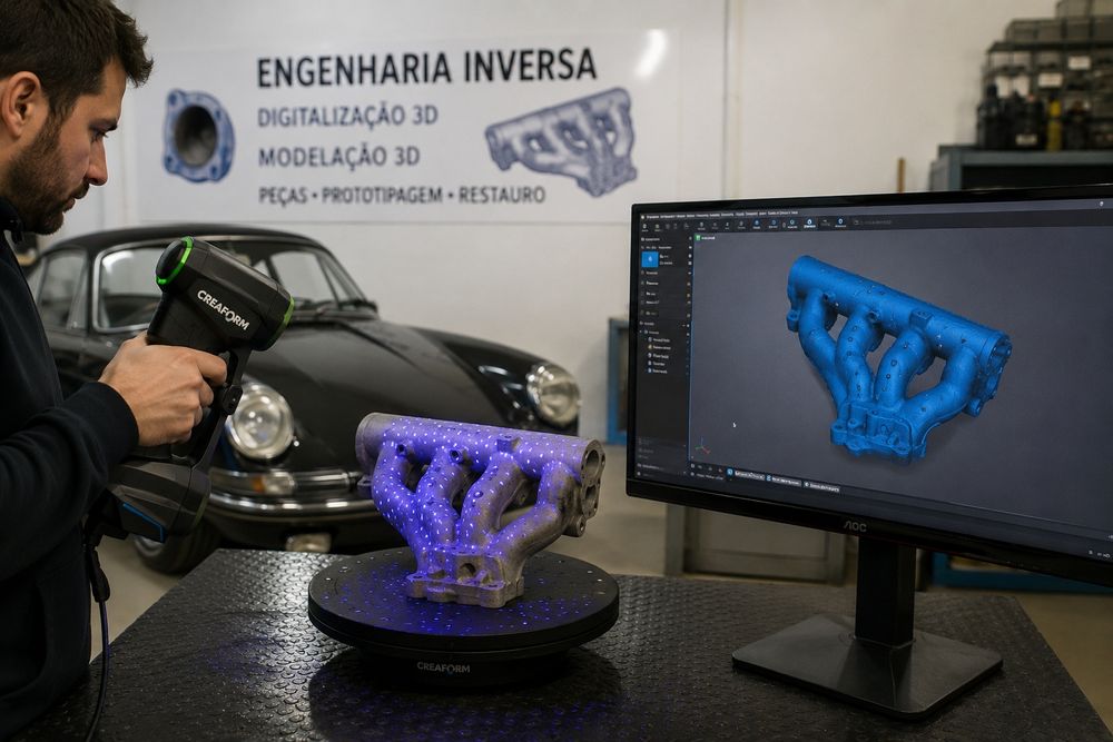 Scan digitalização 3D