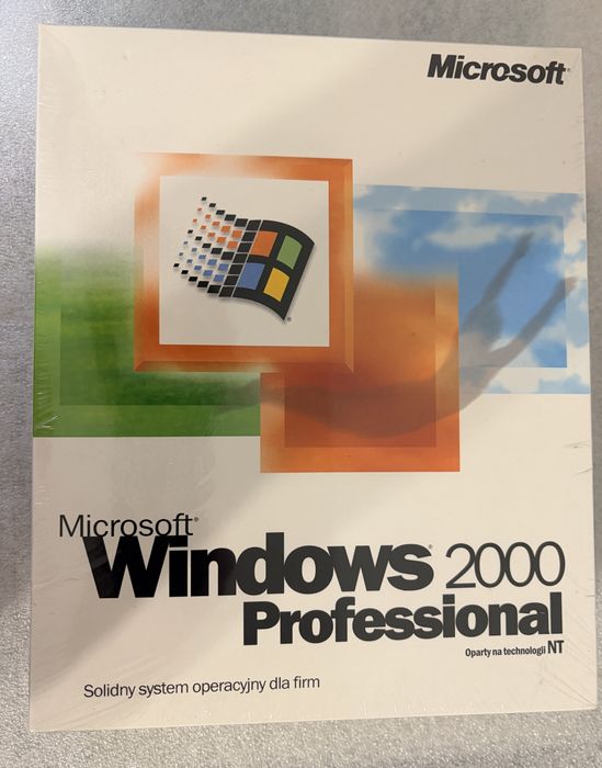 Windows 2000 Professional  Box PL Nowe