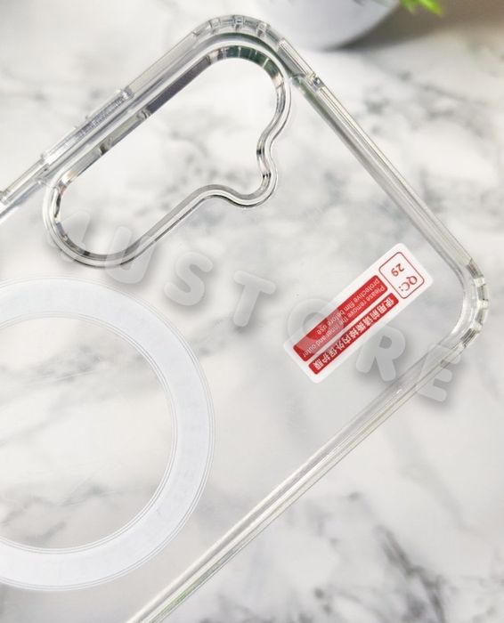 Чехол прозрачный Magsafe на Samsung S23 Plus S24 Plus чохол прозорий