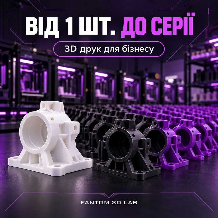 3D-друк малих серій для бізнесу та виробництва
