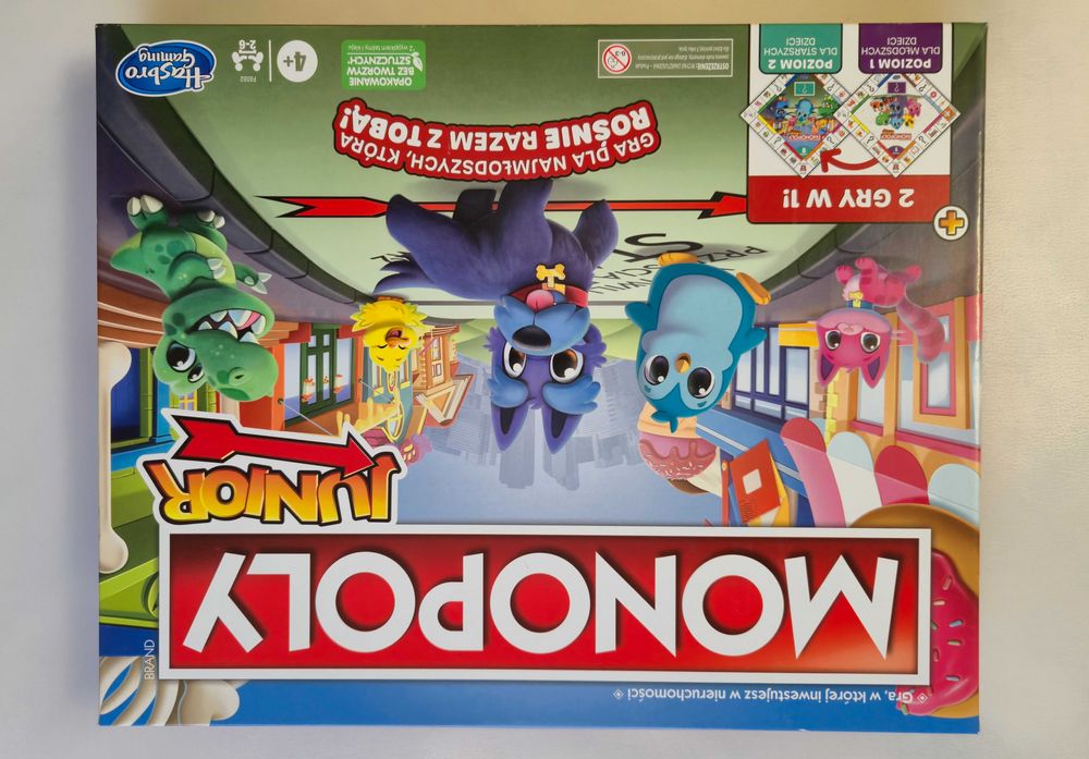 Monopoly Junior Polska wersja NOWA GRA