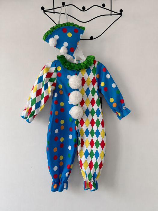 Ministry of Rascals – kolorowy kombinezon klauna uniseks r. 86/92