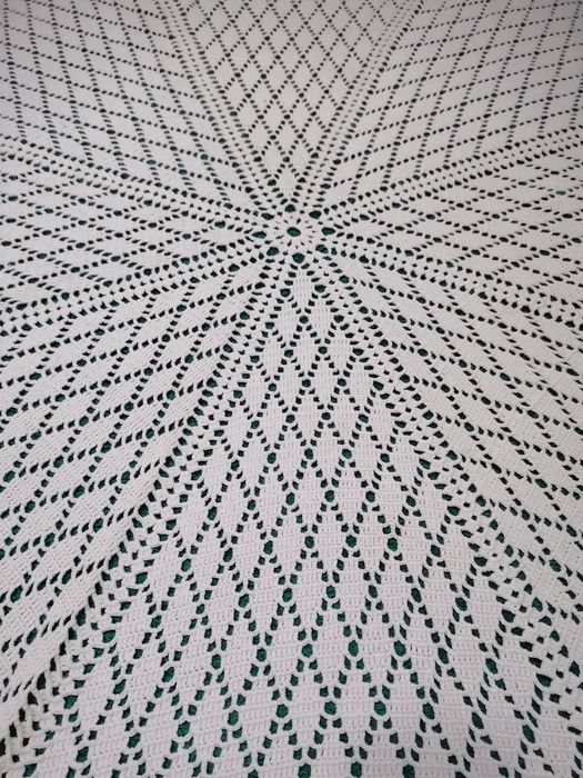 Toalha para mesa de renda octogonal