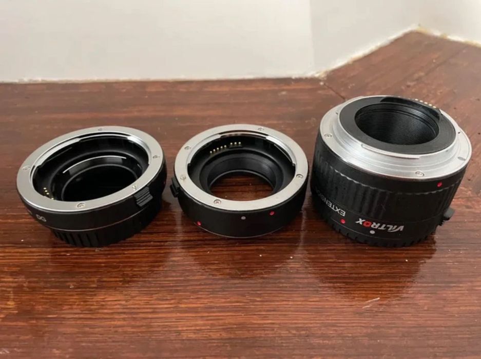 Viltrox DG-C tubos de extensão macro Canon EOS EF e EF-S - novos