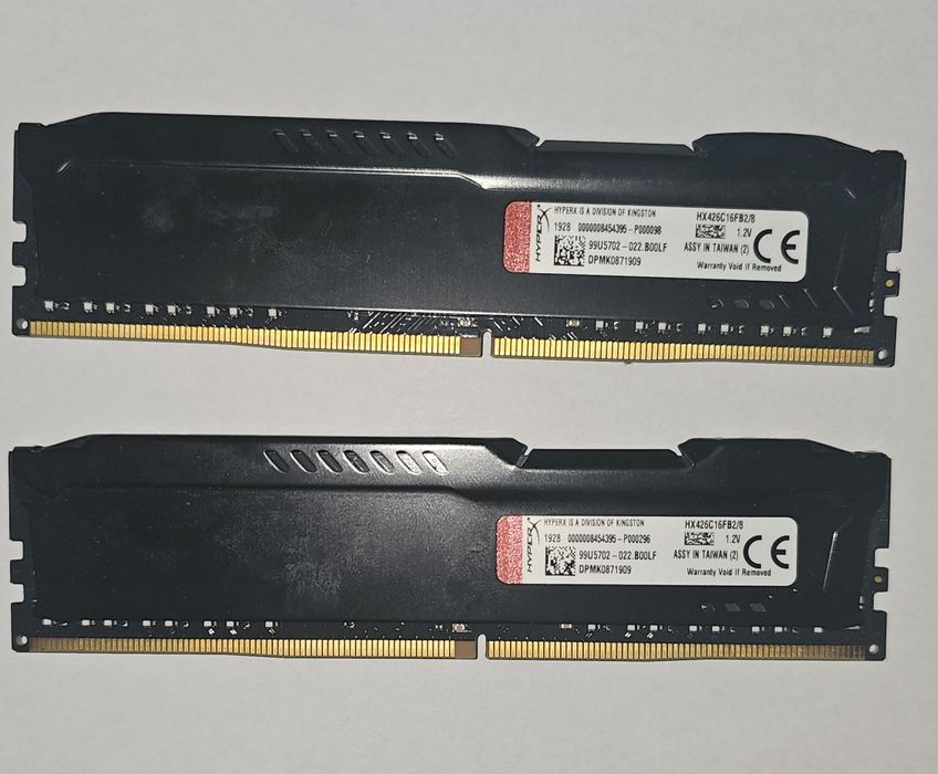 Оперативна памʼять HyperX DDR4-2666 16GB (2x8 GB)