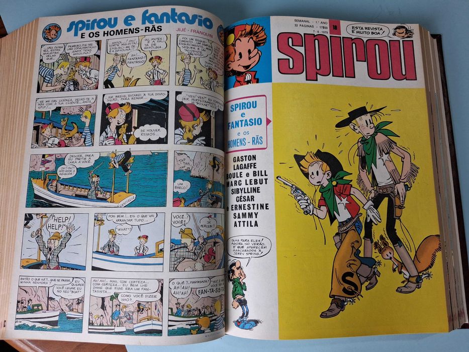 SPIROU - Completo Nº 1 a 32 - Revista semanal de Vasco Granja / Bertrand (1979)