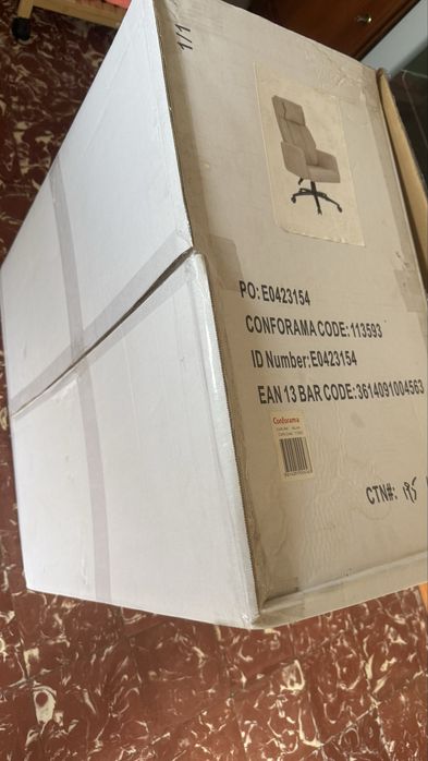Cadeira de secretária MILAN bege