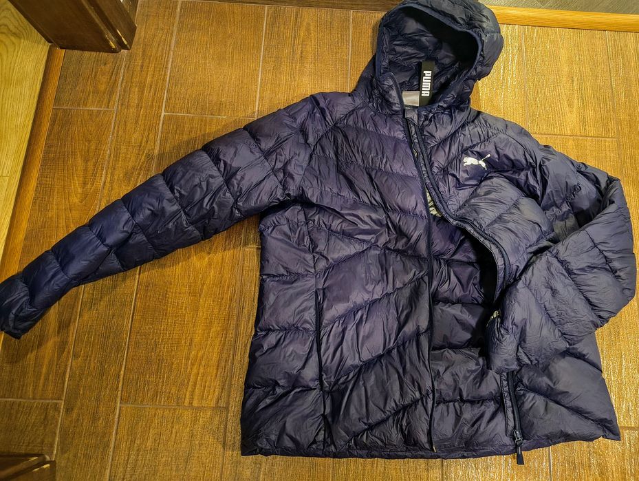 Kurtka z kapturem Puma puchowa rozmiar XL męska