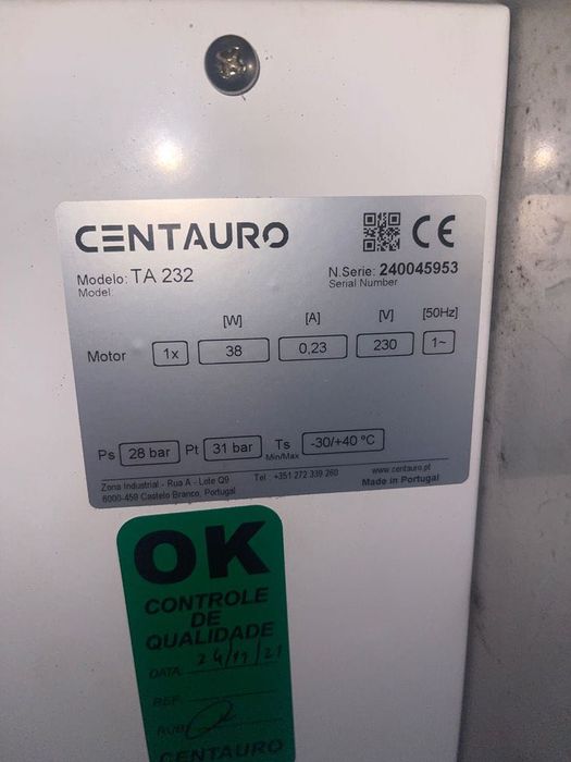 Armário de Frio para Massas de Pão / Panificação