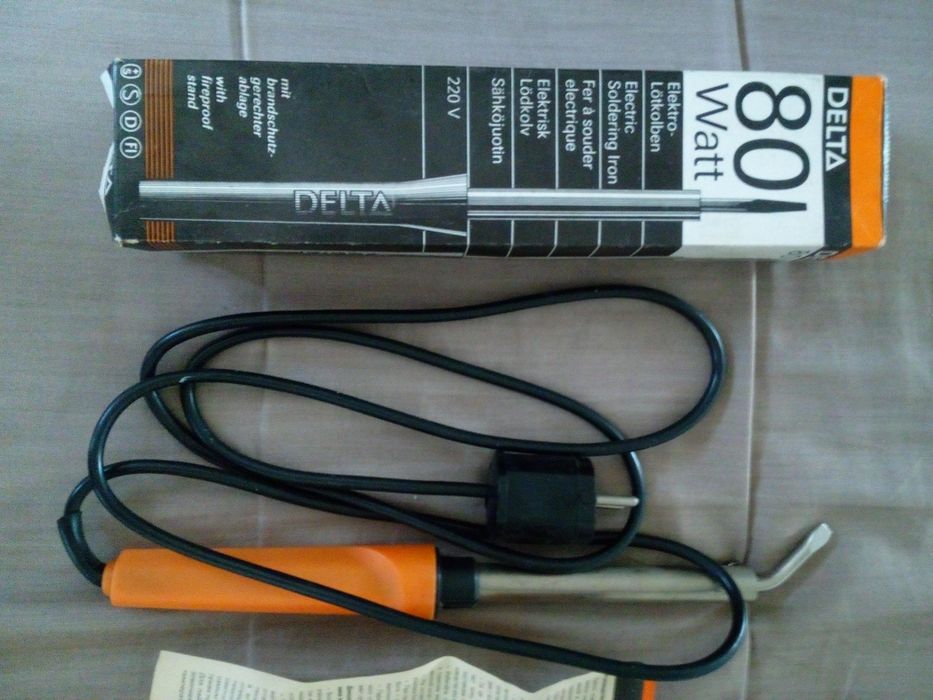 Lutownica Elektryczna 80Watt DELTA Niemiecka Starego Typu Solidna !!!