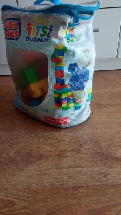 Super klocki plastikowe kolorowe