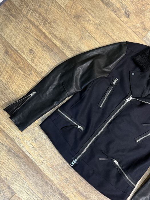 Дубленка Allsaints M кожаная шерстяная куртка мужская luxury opium