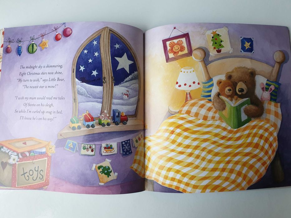 книга дітям анлійською сніговик Різдво пригоди  Ten Christmas Wishes