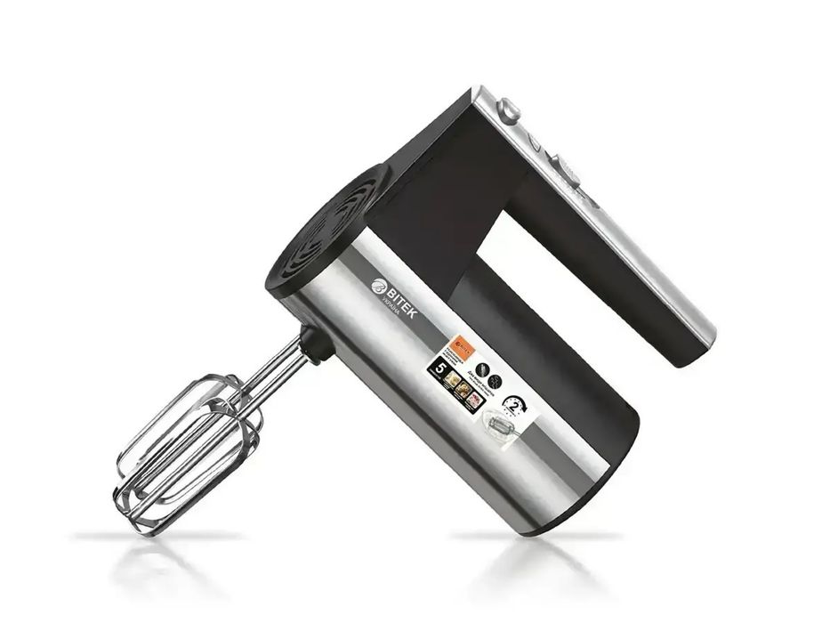 Ручний міксер BITEK BT-6629A 1000 Вт 5 швидкостей, з підставкою