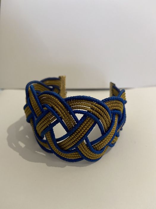 Pulseira de capim dourado